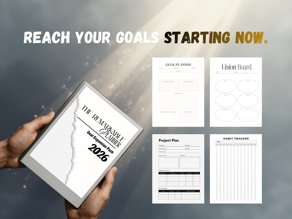 The Remarkable Planner - Goal Expansion Pack