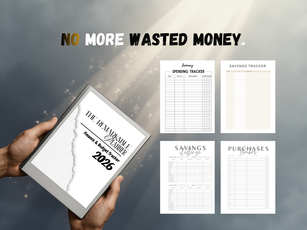 The Remarkable Planner - Finance & Budget Tracker