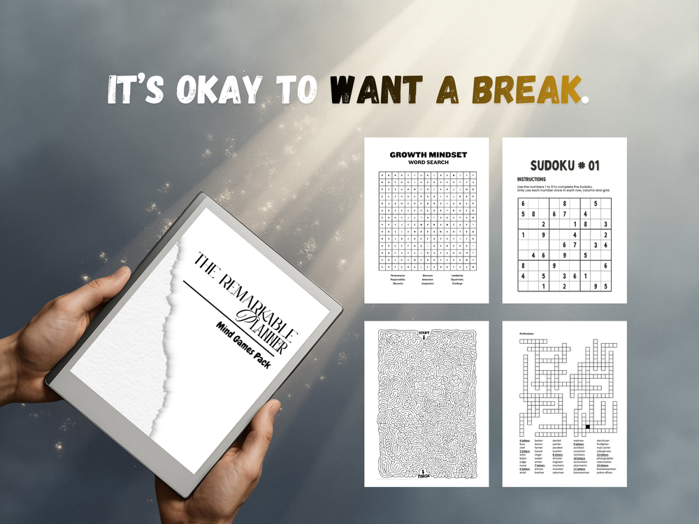 The Remarkable Planner - Mind Games Pack