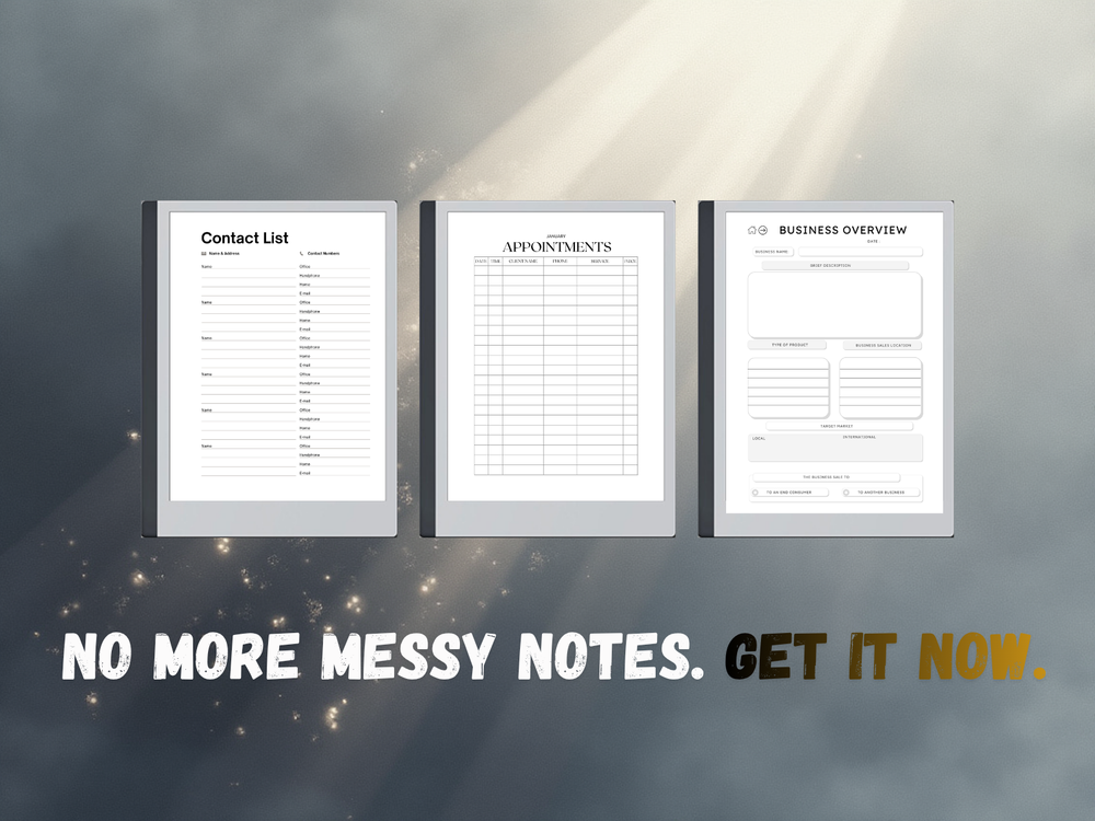 The Remarkable Planner - Business Pack