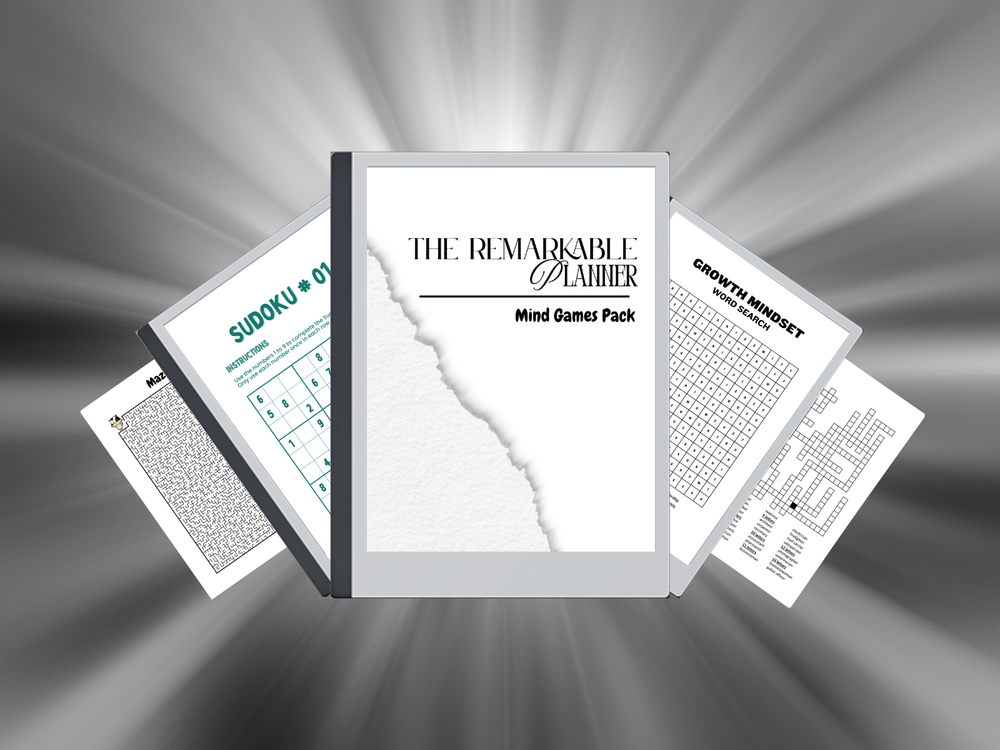 The Remarkable Planner - Mind Games Pack