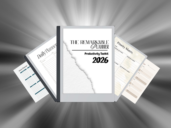 The Remarkable Planner - Productivity Toolkit